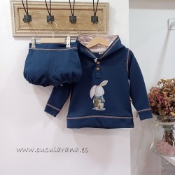 La Martinica  conjunto niño felpa un pedacito de mi