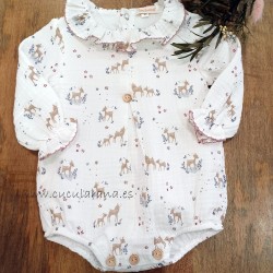 Pelele unisex ciervo beige