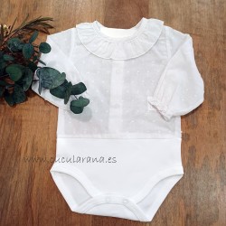 body blanco plumeti
