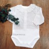 body blanco plumeti