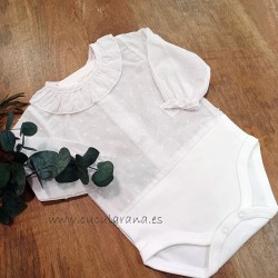 body blanco plumeti