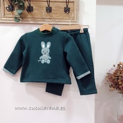Conjunto Chandal niño verde...