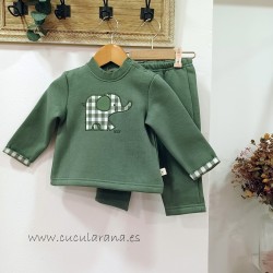 Conjunto Chandal niño verde...
