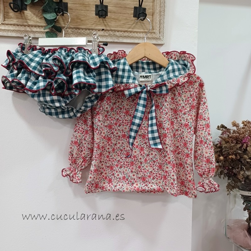 sudadera y braga flores MRT de la martinica