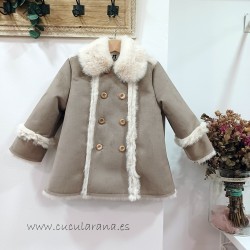 Pelliza cruzado Camel-beige