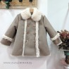 Pelliza cruzado Camel-beige