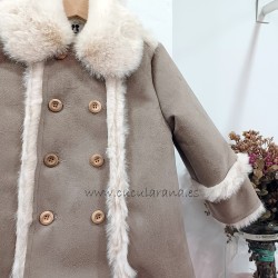 Pelliza cruzado Camel-beige