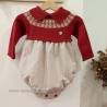 pelele de bebe grante y camel