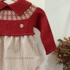 pelele de bebe grante y camel