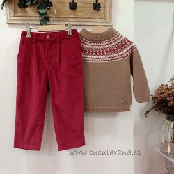 Conjunto niño jersey grecas...
