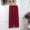 Pantalon de punto niña canale granate