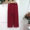 Pantalon de punto niña canale granate