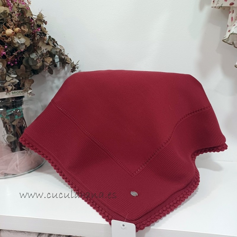 Manta bebe con borreguito beige