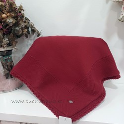 Manta bebe con borreguito beige
