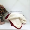 Manta bebe con borreguito beige