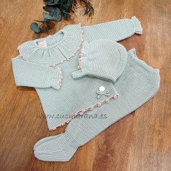 Conjunto jubon con polaina...