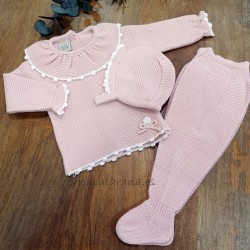 Conjunto jubón con polaina...