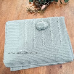 Toquilla bebe verde menta
