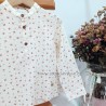 Camisa de niño crudo setas
