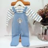 conjunto azul pepa perrito