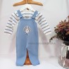 conjunto azul pepa perrito