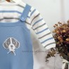 conjunto azul pepa perrito