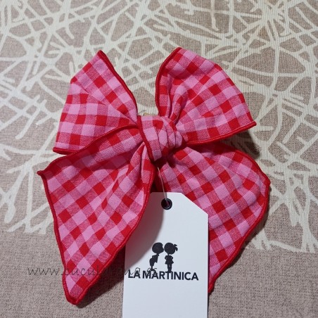 Lazo mediano pink red de la Martinica