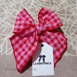 Lazo mediano pink red de la Martinica