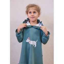 La Martinica vestido felpa petit flower