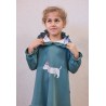 La Martinica vestido felpa petit flower