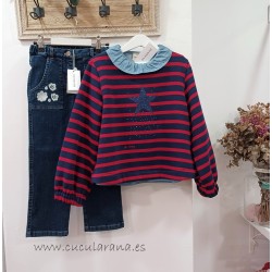 Be more pantalón vaquero niña denim