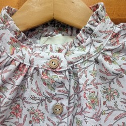 Be more blusa rosa estampado flores