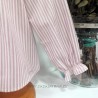 be more camisa niña rayas rosa
