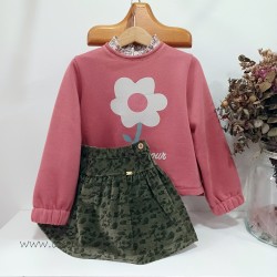 Be more sudadera niña teja amour