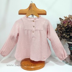 Be more blusa niña bambula rosa