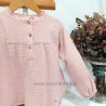 Be more blusa niña bambula rosa