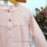 Be more blusa niña bambula rosa