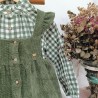 Be more blusa cuadros verde