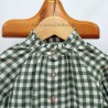 Be more blusa cuadros verde