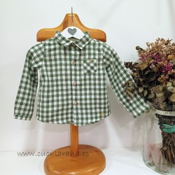 be more camisa bebe cuadro vichy