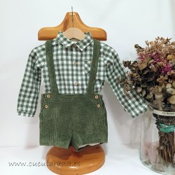 be more camisa bebe cuadro vichy