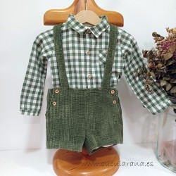 Chauqueta punto bebe mostaza