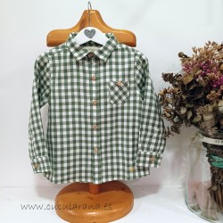 Be more camisa niño cuadros...