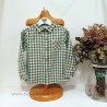 Be more camisa niño cuadros verdes