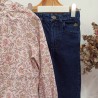 Be more blusa bebe rosa estampado flores