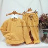 Cesar Blanco sudadera felpa mostaza