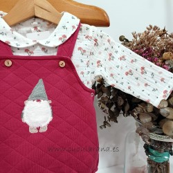 Conjunto bebe granate