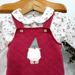 Conjunto bebe granate