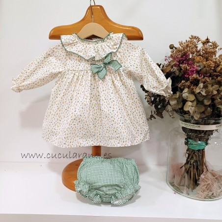 Vestido bebe pollitos