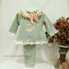 Conjunto niña chandal verde menta